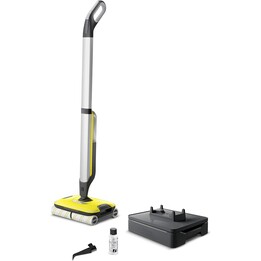 Kärcher FC 7 PLUS Kabelloser Elektrowischmopp mit integrierter Reinigungsfunktion, Silber