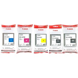 Cartuchos de tinta originales Canon PFI-107 - Paquete de 5