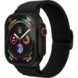 Correa clásica de nailon Vonmählen para Apple Watch de 38/40/41/42 mm, negra