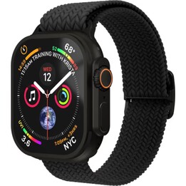 Cinturino intrecciato Vonmählen per Apple Watch 38/40/41/42 mm, nero