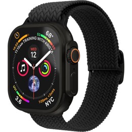 Vonmählen woven strap for Apple Watch 44/45/46/49 mm, black