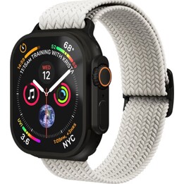 Bracelet tressé Vonmählen pour Apple Watch 38/40/41/42 mm, beige