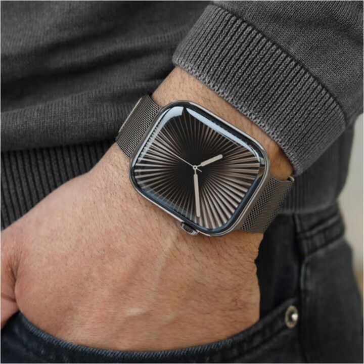 Correa Vonmählen Milanaise Loop 2 para Apple Watch 44/45/46/49 mm, grafito