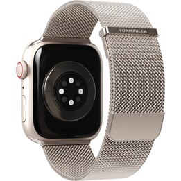 Vonmählen Milanaise Loop 2 Strap for Apple Watch 44/45/46/49 mm, Champagne Gold