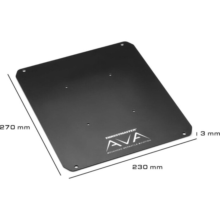Thrustmaster AVA Plate Placa de metal compatível com a base AVA e a base magnética