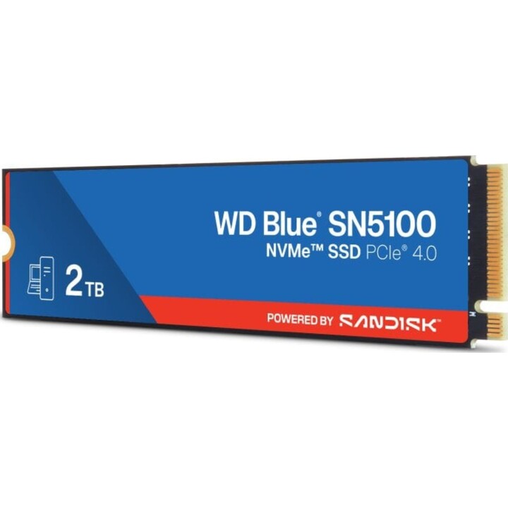 SanDisk 2TB M.2 NVMe Hard Drive 7100 MB/s WD Blue SN5100 Encrypted