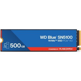 Disco rígido encriptado SanDisk 500GB M.2 NVMe 6600MB/s WD Blue SN5100 QLC 3D NAND