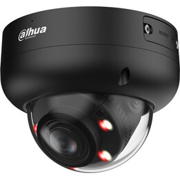 Dahua WizSense 6MP Smart Dual Light Dome Camera 2.7mm to 13.5mm Motorized Lens Black