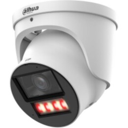 Dahua WizMind 6MP Full Color Active Deterrence Turret Camera Obiettivo fisso da 3,6 mm