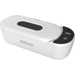 Activejet AUC-200 Limpiador ultrasónico con desinfección UV para objetos pequeños, blanco