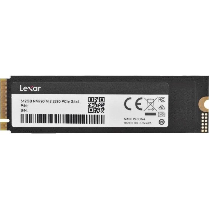 Disco Duro Lexar NM790 512 GB SSD M.2 7200 MB/s Resistente a golpes