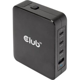 Club3D CAC-1917 Mobiles Reiseladegerät USB-C/140W GAN