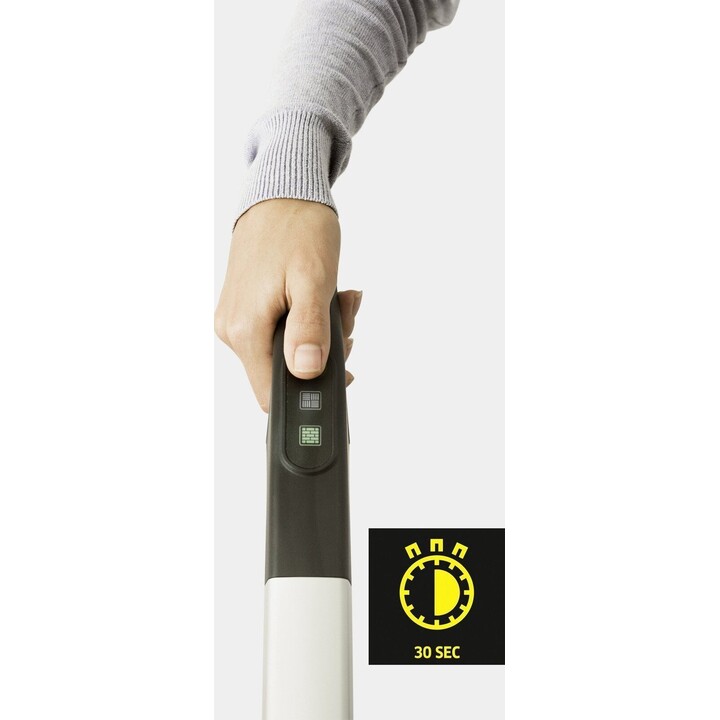Kärcher KST 2 Upright Steam Mop for Deep Cleaning of Hard Floors without Chemicals