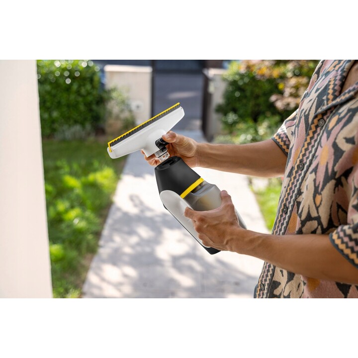Kärcher WV 3 Comfort Care Aspirapolvere ergonomico per finestre con alimentazione a batteria, bianco