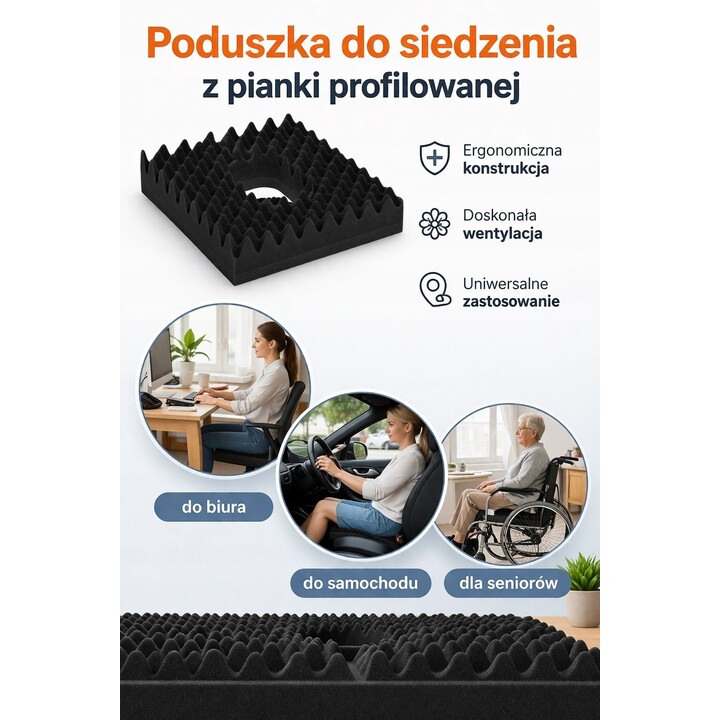 REHA FUND RF-K1 Almohada de posicionamiento especializada para la prevención de úlceras y escaras