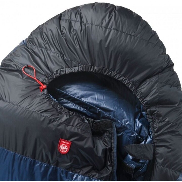 PAJAK Core 550 Technical Duck Down Saco de dormir para condiciones invernales, tamaño largo, azul