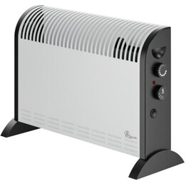 ExtraLink Lcv-06 Riscaldatore a convezione da 2000 W con termostato regolabile e tre modalità, bianco/nero