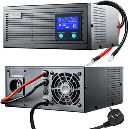 Inversor Extralink Piorun 2000VA/1600W compatível com Volt Sinus Pro, onda senoidal pura, tensão da bateria de 24VCC