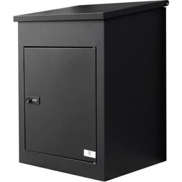 ExtraLink Lockstar Armadietto in metallo per la consegna di pacchi 44x34x55 cm, nero