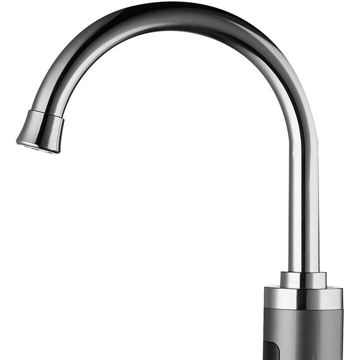 Calentador de agua instantáneo Noveen IWH480 con indicador digital de temperatura, Blanco