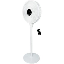 Htw HTW-VP-25YG ventilateur sur pied oscillant avec télécommande pour usage domestique, blanc