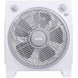 Htw HTW-VS-45KY Bodenventilator mit hoher Leistung und ergonomischem Design für den Innenbereich, Weiß