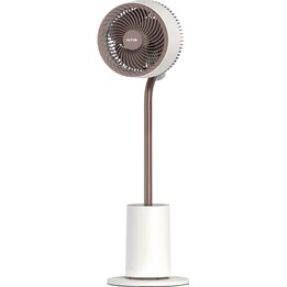 Ventilateur Htw HTW-VP-20FJD avec grille de sécurité et réglages multiples de la vitesse pour la maison, blanc