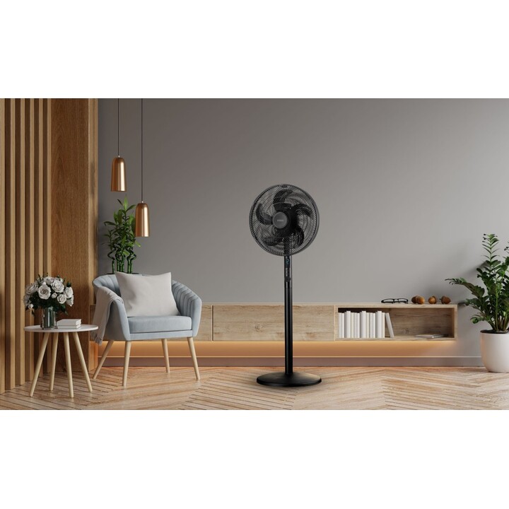 Noveen F535 Ventilatore da piedistallo e da tavolo 2 in 1 con pale da 40 cm di diametro, bianco