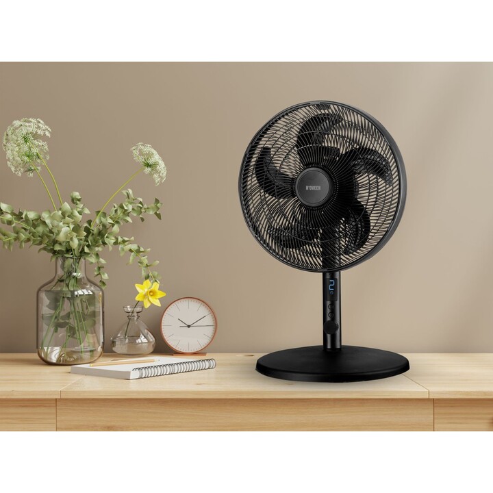 Noveen F535 Ventilatore da piedistallo e da tavolo 2 in 1 con pale da 40 cm di diametro, bianco