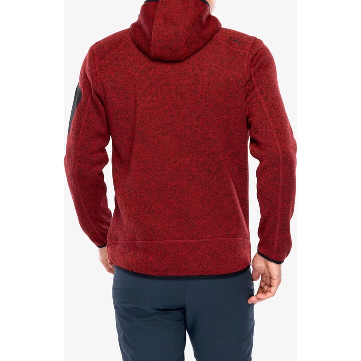 Chaqueta CMP Borgis Fix Hood - Ferrari/Nero Talla: L