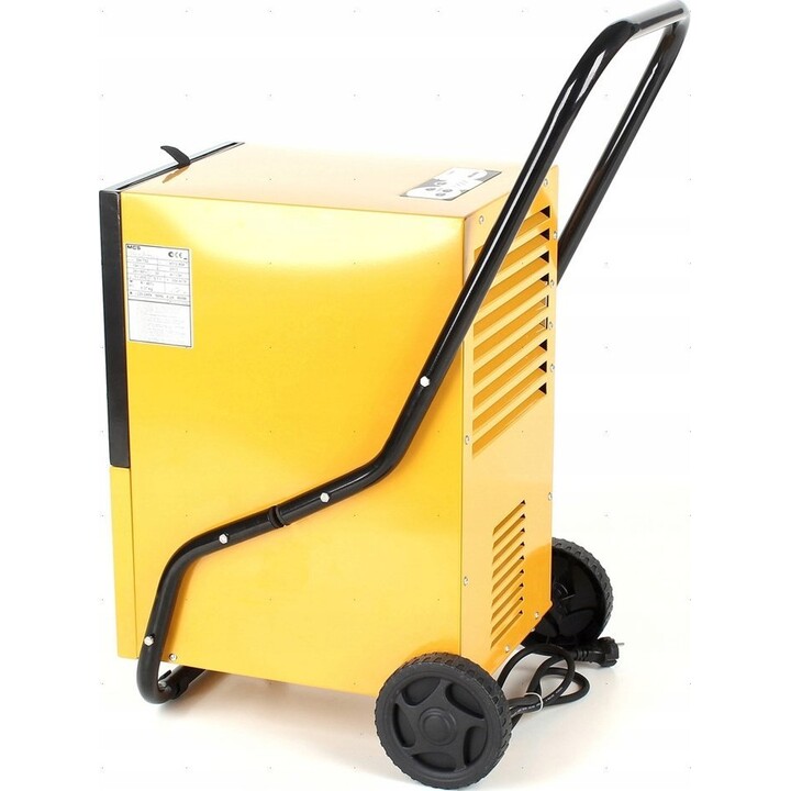 Desumidificador profissional de alta potência Master DH752, capacidade de 45,6 L/24h, amarelo