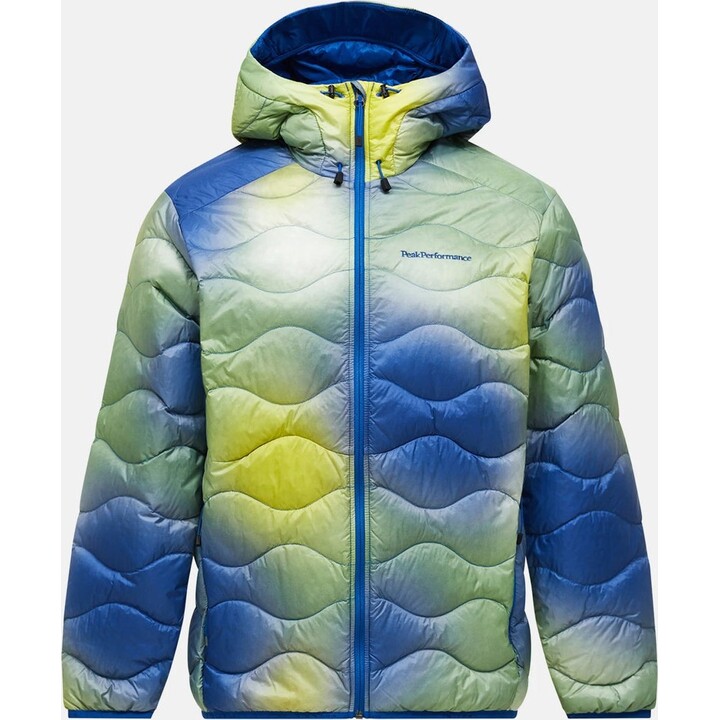 Casaco com capuz Peak Performance AOP Helium Down - aop tamanho: l