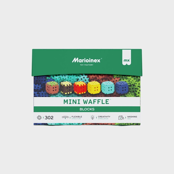 Bloques de construcción Marioinex Mini Waffle, 302 piezas