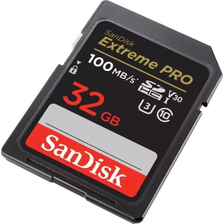 SanDisk Extreme Pro SDHC 32GB UHS-I Klasse 10 U3 V30 Speicherkarte