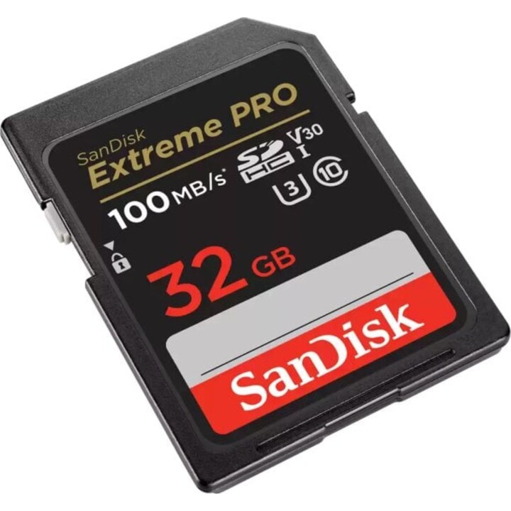 Carte mémoire SanDisk Extreme Pro SDHC 32 Go UHS-I Class 10 U3 V30