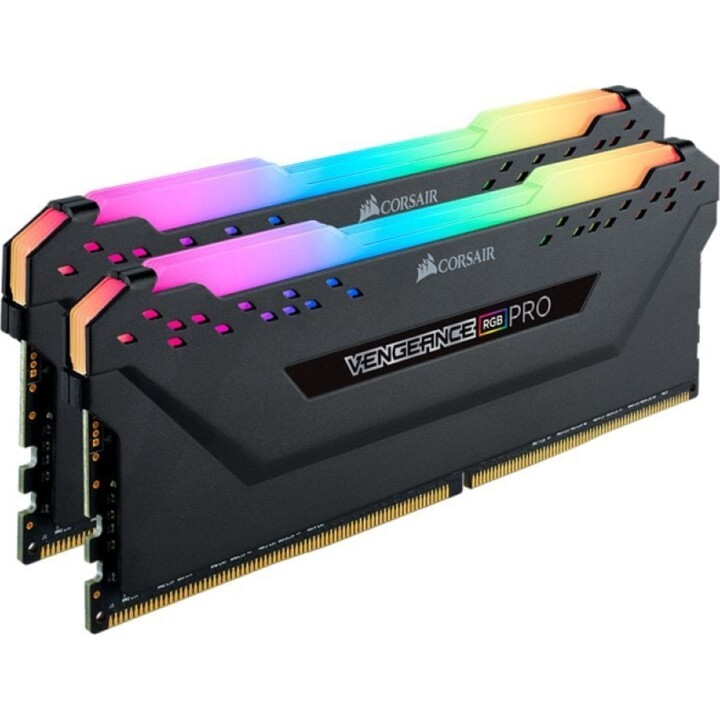 Kit 2 memorie RAM Corsair Vengeance RGB Pro DDR4 3200MHz PC4-25600 16GB 2x8GB CL16