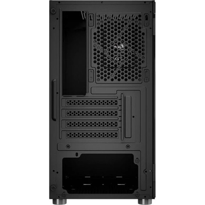 Aerocool Cs-111-G-Bk-V1 PC-Gehäuse mit gehärtetem Glas ACCS-PC19013.11 Schwarz