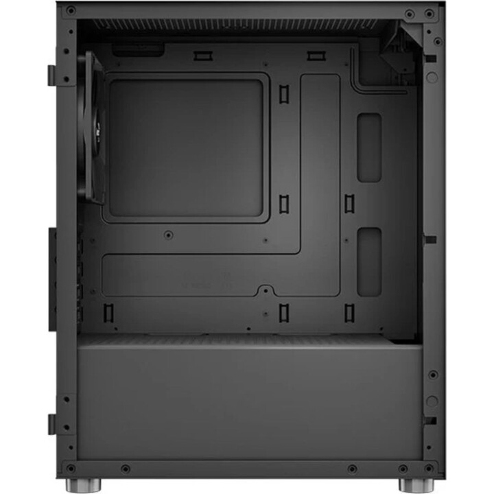 Aerocool Cs-111-G-Bk-V1 PC-Gehäuse mit gehärtetem Glas ACCS-PC19013.11 Schwarz