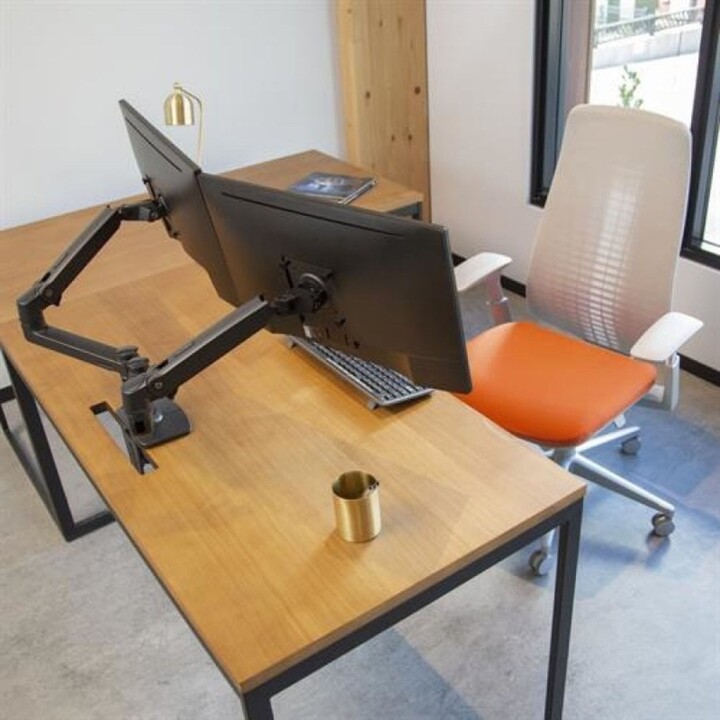 Ergotron Supporto da scrivania a doppio braccio per monitor 27" VESA 100x100 Max. 18 kg