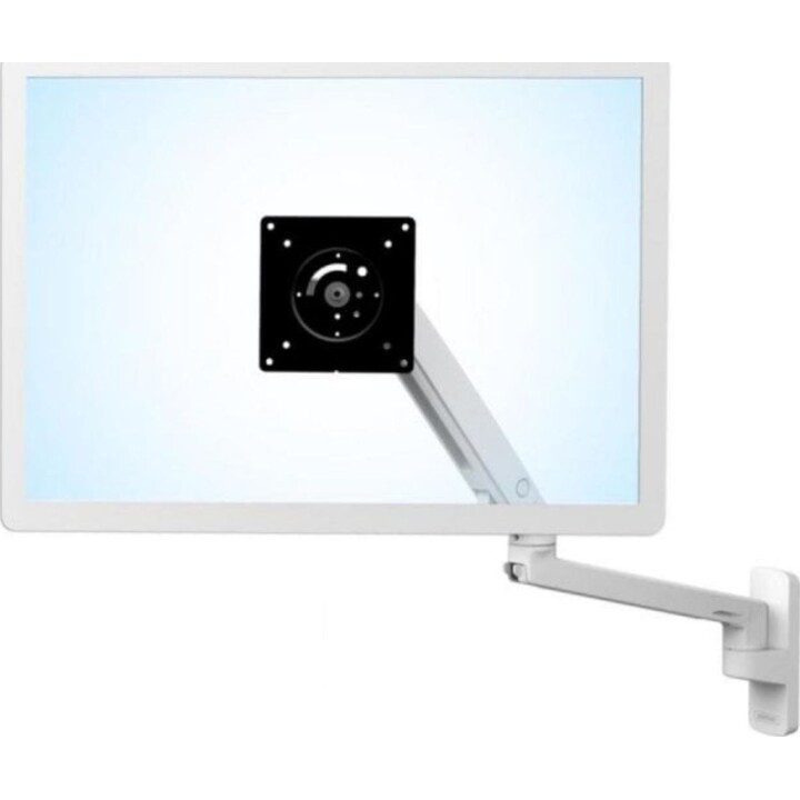 Ergotron Série MXV Suporte para monitor com braço de parede MXV, suporte de parede, 9,1 kg, 34", branco, VESA 100x100