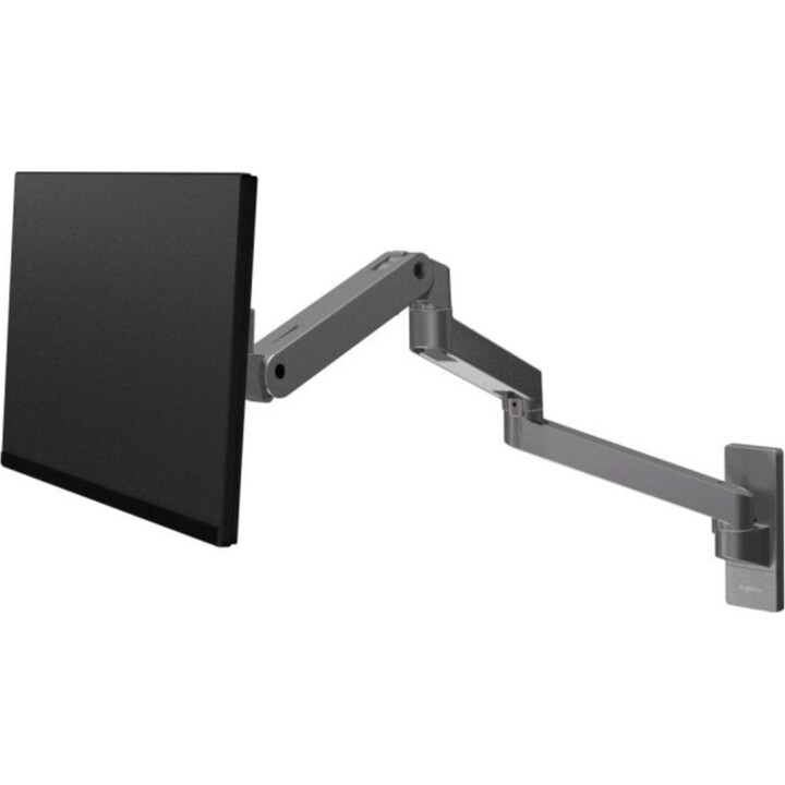 Ergotron LX Pro 45-683-293 Support mural pour moniteur, capacité 10kg, 34" aluminium, gris foncé, hauteur réglable