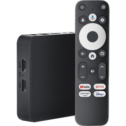 Leitor multimédia Leotec LETVBOXGC06 com 2 GB e 32 GB de armazenamento, resolução 4K HDR10, Google Chromecast e Bluetooth