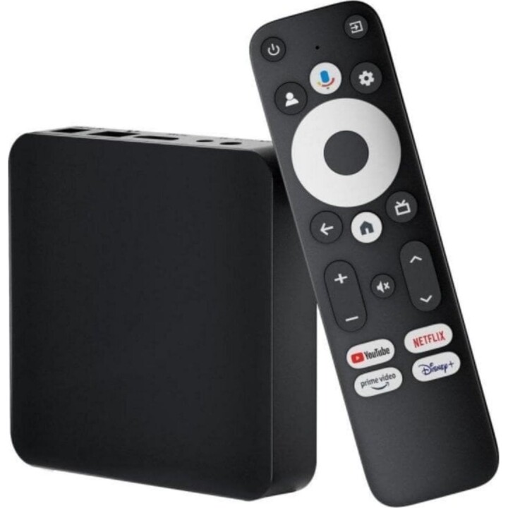 Reproductor multimedia Leotec LETVBOXGC06 de 2 GB y 32 GB, resolución 4K HDR10, Google Chromecast y Bluetooth