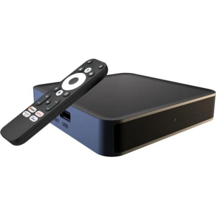 Reproductor multimedia Leotec LETVBOXGC06 de 2 GB y 32 GB, resolución 4K HDR10, Google Chromecast y Bluetooth