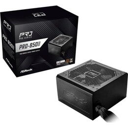 Fonte de alimentação Asrock PRO-850B 850W com certificação ativa 80 PLUS Bronze