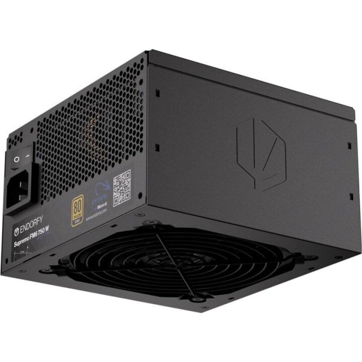 Fuente de Alimentación Endorfy Supremo FM6 750W Certificación 80 PLUS Gold modular