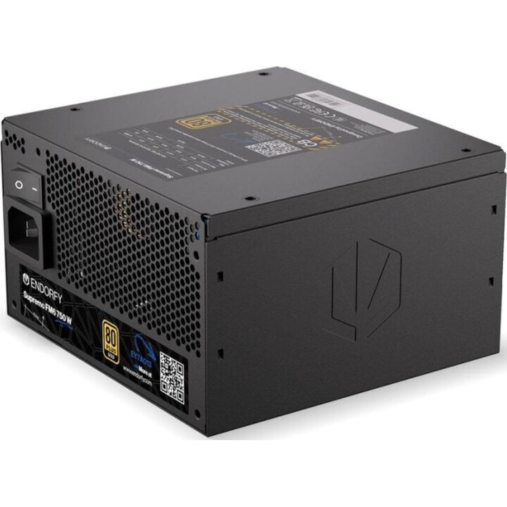 Fuente de Alimentación Endorfy Supremo FM6 750W Certificación 80 PLUS Gold modular