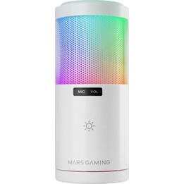 Mars Gaming Mmic-sc, Microfone de Estúdio Profissional Argb Alta Definição 192kHz 24-bit Branco