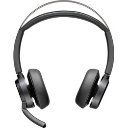Poly Kabellose Bluetooth-Kopfhörer mit Geräuschunterdrückung und Bügelmikrofon