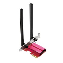 Scheda PCI Express Wi-Fi 7 tribanda e Bluetooth 5.3 Mercury MA37BE BE6500 2882 Mbps 6 GHz 2 antenne